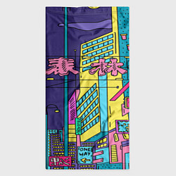 Бандана-труба Токио сити, цвет: 3D-принт — фото 2