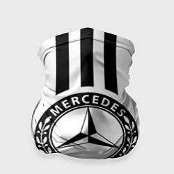 Бандана-труба Mercedes-Benz White, цвет: 3D-принт