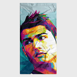 Бандана-труба Cristiano Ronaldo Art, цвет: 3D-принт — фото 2