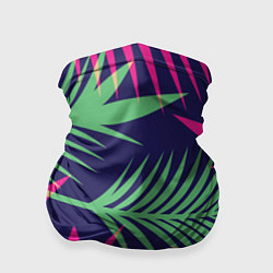 Бандана-труба Неоновые пальмы, цвет: 3D-принт