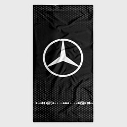 Бандана-труба Mercedes: Black Abstract, цвет: 3D-принт — фото 2