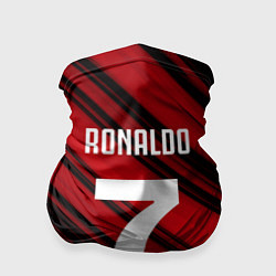 Бандана-труба Ronaldo 7: Red Sport, цвет: 3D-принт