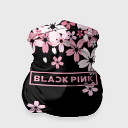 Бандана-труба Black Pink: Pink Sakura, цвет: 3D-принт