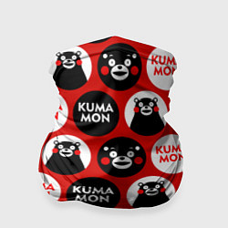 Бандана-труба Kumamon Pattern, цвет: 3D-принт