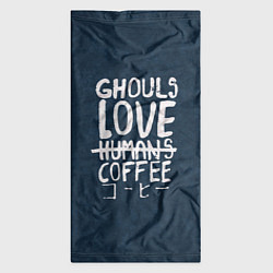 Бандана-труба Ghouls Love Coffee, цвет: 3D-принт — фото 2