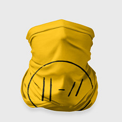 Бандана-труба 21 Pilots: Yellow Logo, цвет: 3D-принт