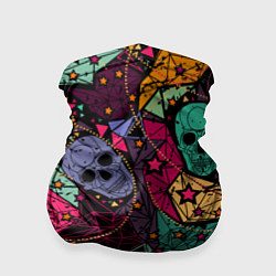 Бандана-труба Маскарад черепов, цвет: 3D-принт