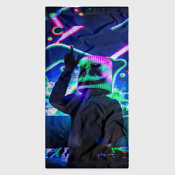 Бандана-труба Marshmello: Neon DJ, цвет: 3D-принт — фото 2