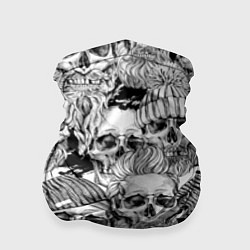 Бандана-труба Hipster skulls, цвет: 3D-принт