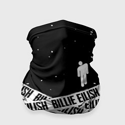 Бандана-труба BILLIE EILISH: Black Tape, цвет: 3D-принт
