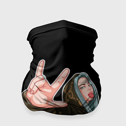 Бандана-труба BILLIE EILISH, цвет: 3D-принт