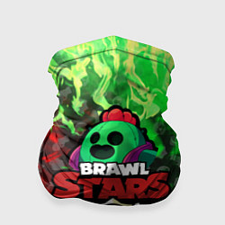 Бандана-труба BRAWL STARS SPIKE, цвет: 3D-принт