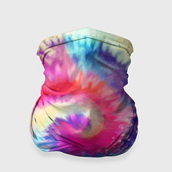 Бандана-труба Tie Dye vortex, цвет: 3D-принт