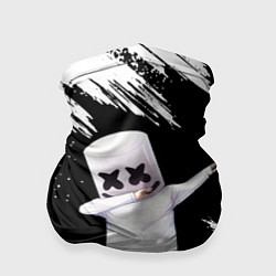 Бандана-труба Marshmello, цвет: 3D-принт