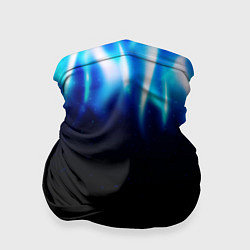 Бандана-труба Синий Огонь, цвет: 3D-принт