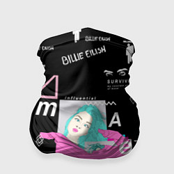 Бандана-труба Billie Eilish, цвет: 3D-принт