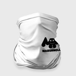 Бандана-труба Marshmello Спина, цвет: 3D-принт