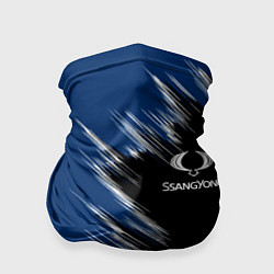 Бандана-труба SSANGYONG, цвет: 3D-принт