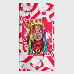 Бандана-труба 6ix9ine Tekashi, цвет: 3D-принт — фото 2