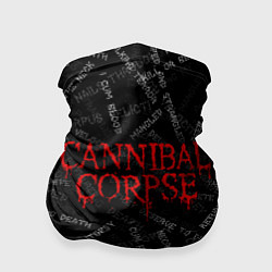 Бандана-труба Cannibal Corpse Songs Z, цвет: 3D-принт