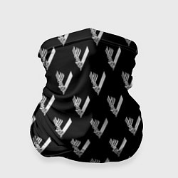 Бандана-труба Викинги Лого Паттерн Vikings Pattern Z, цвет: 3D-принт