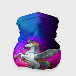 Бандана-труба Единорог Unicorn Z, цвет: 3D-принт