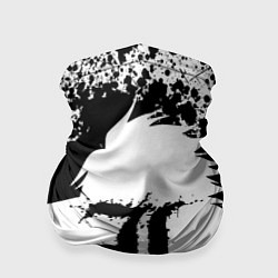 Бандана-труба Death Note черная краска, цвет: 3D-принт