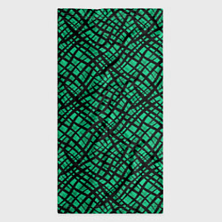 Бандана-труба Абстрактный зелено-черный узор, цвет: 3D-принт — фото 2