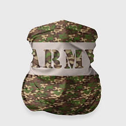 Бандана-труба Армия, цвет: 3D-принт