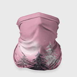 Бандана-труба Розовое сияние, цвет: 3D-принт