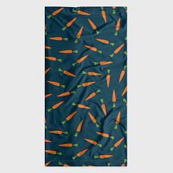Бандана-труба Морковки паттерн, цвет: 3D-принт — фото 2