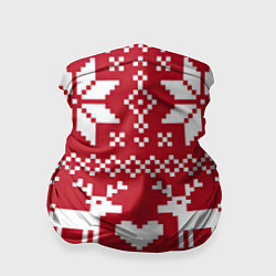 Бандана-труба Рождественские олени, цвет: 3D-принт