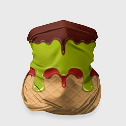 Бандана-труба Мороженое Ice Scream Z, цвет: 3D-принт