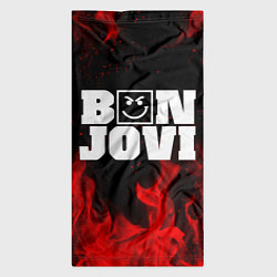 Бандана-труба BON JOVI HAVE A NICE DAY FIRE ОГОНЬ, цвет: 3D-принт — фото 2