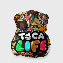 Бандана-труба Toca Life: Persons, цвет: 3D-принт