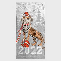 Бандана-труба Тигр с подарками, цвет: 3D-принт — фото 2