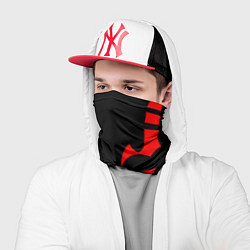 Бандана-труба ТАТУ ИТАДОРИ СУКУНА TATTOO SUKUNA, ITADORI, цвет: 3D-принт — фото 2