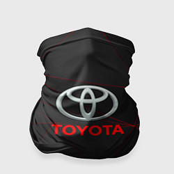 Бандана-труба Toyota Тонкие линии неона, цвет: 3D-принт