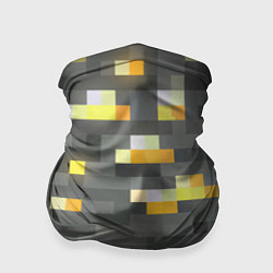 Бандана-труба Золотая руда - Minecraft, цвет: 3D-принт