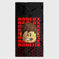 Бандана-труба ROBLOX LEGO FACE УЗОР СОТЫ, цвет: 3D-принт — фото 2