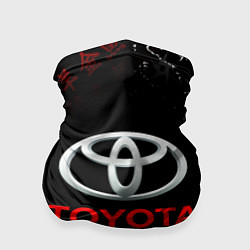 Бандана-труба TOYOTA JAPAN RED STYLE ТОЙОТА ЯПОНИЯ, цвет: 3D-принт