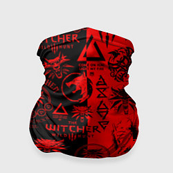 Бандана THE WITCHER LOGOBOMBING BLACK RED