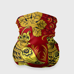 Бандана-труба Хохлома, цвет: 3D-принт