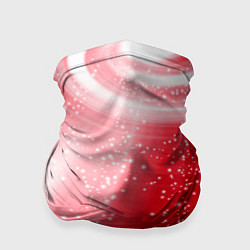 Бандана-труба Красная космическая спираль, цвет: 3D-принт