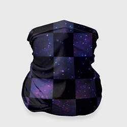 Бандана-труба Space Neon Chessboard, цвет: 3D-принт