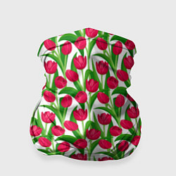 Бандана-труба Весенние Тюльпаны, цвет: 3D-принт