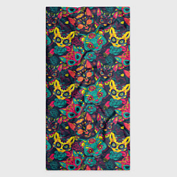 Бандана-труба Кошки в Цветах, цвет: 3D-принт — фото 2