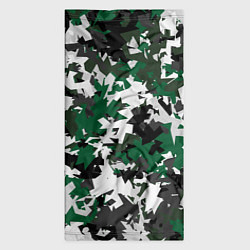 Бандана-труба Зелено-черный камуфляж, цвет: 3D-принт — фото 2