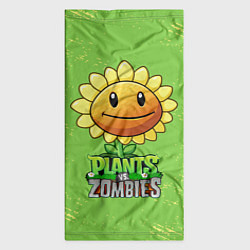 Бандана-труба Подсолнух Plants vs Zombies, цвет: 3D-принт — фото 2