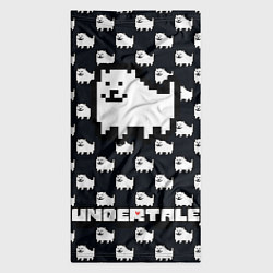 Бандана-труба UNDERTALE DOG AND LOGO УНДЕРТАЛЕ, цвет: 3D-принт — фото 2